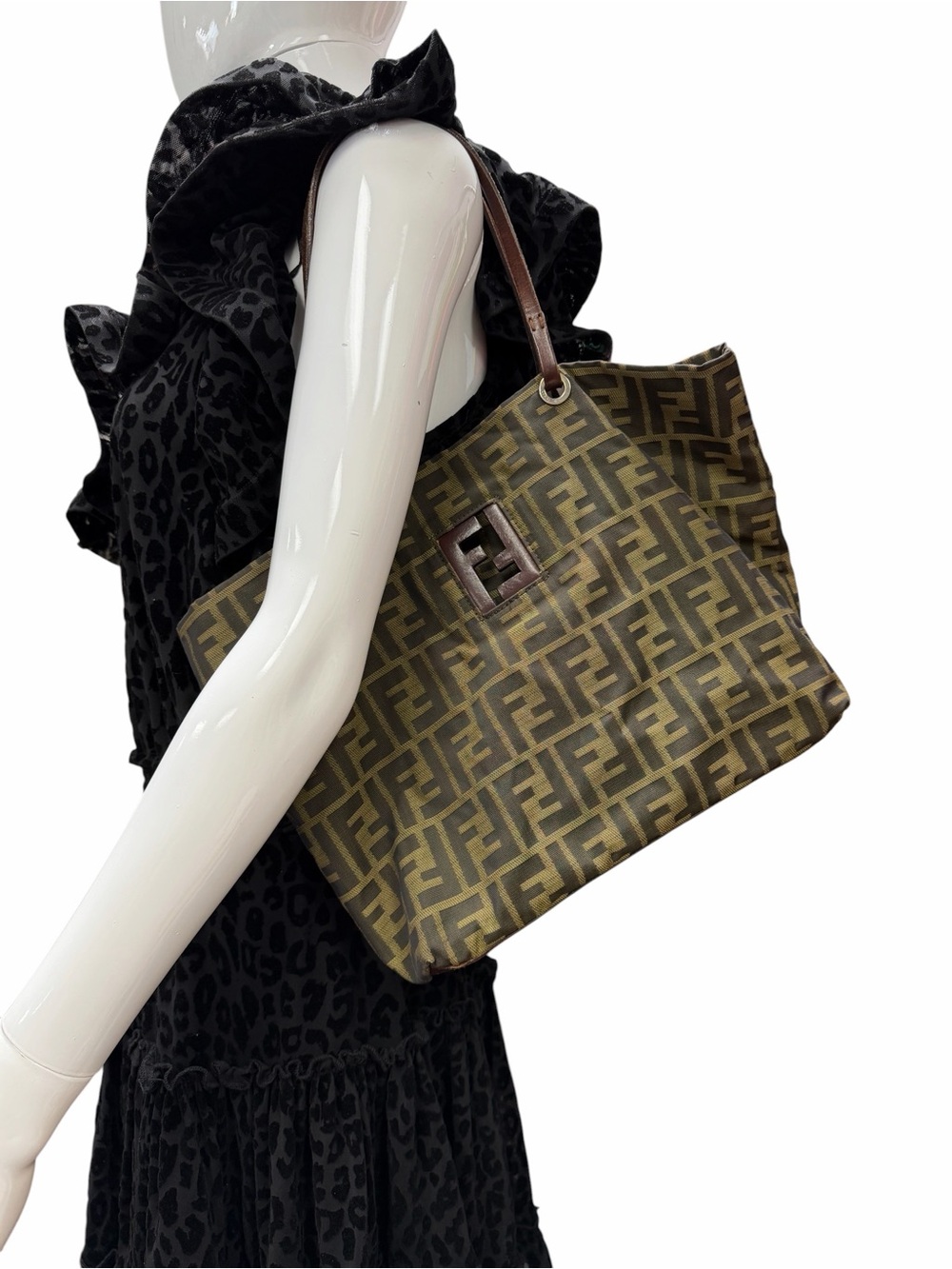 Fendi Zucca Tote Bag - Picture 6 of 15